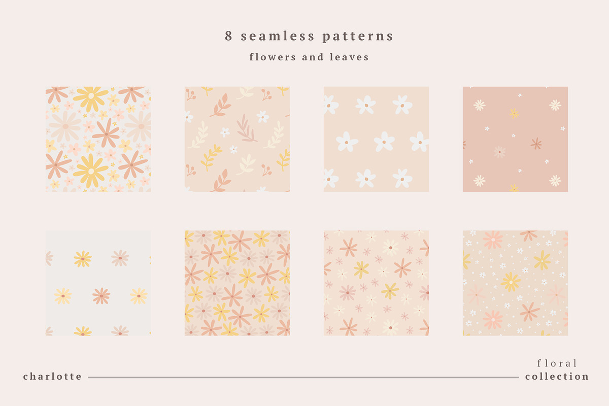 Charlotte Floral Collection, an Illustration by Emilie Cliche (Photo 2 of 8)