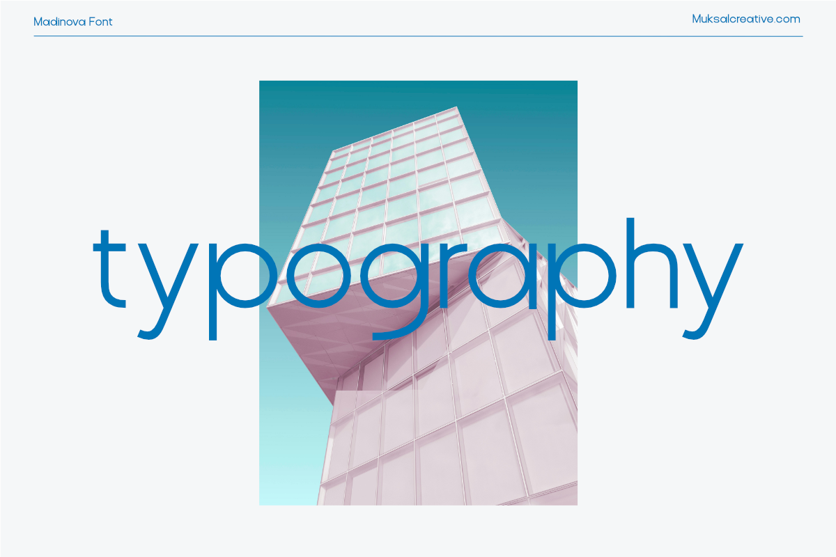 Modinova, a Sans Serif Font by Muksal Creative (Photo 8 of 10)