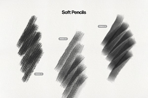 Basic Pencil Photoshop Brushes