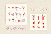 Cocktails Cute Drinks Collection, a Decorative Illustration by Naty Art (Thumbnail 12 of 12)