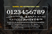 Warrior Life Font, a Serif Font by yantodesign (Thumbnail 6 of 7)