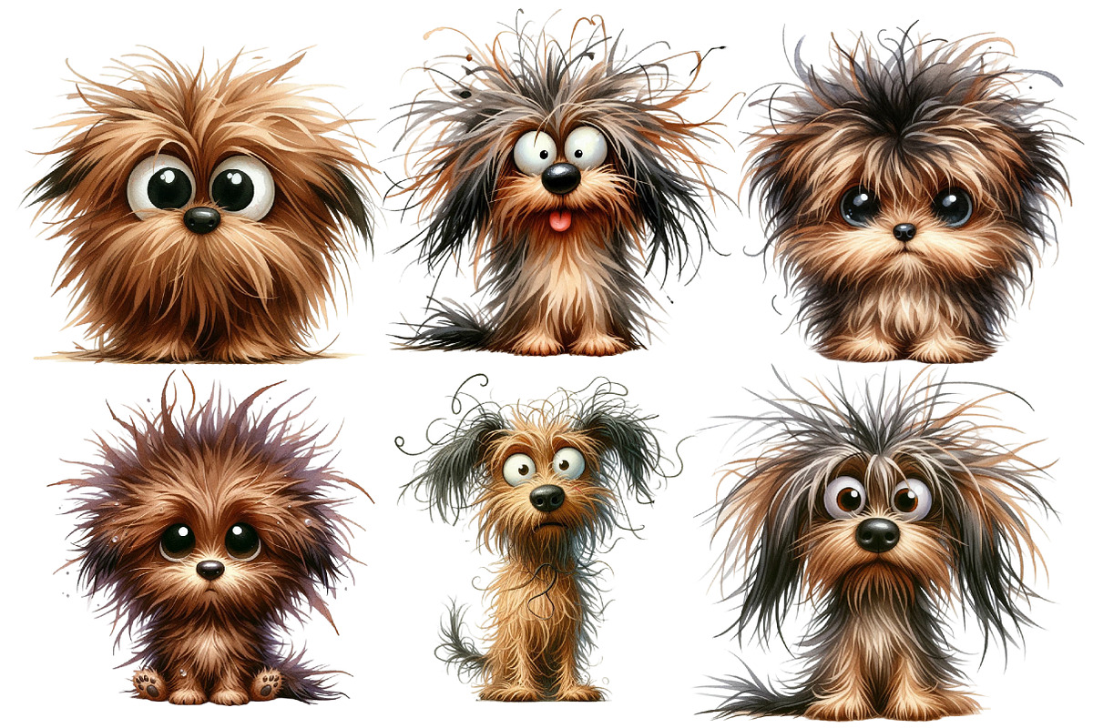 Frazzled Dog Clip Art, an Illustration by Designworld (Photo 4 of 6)