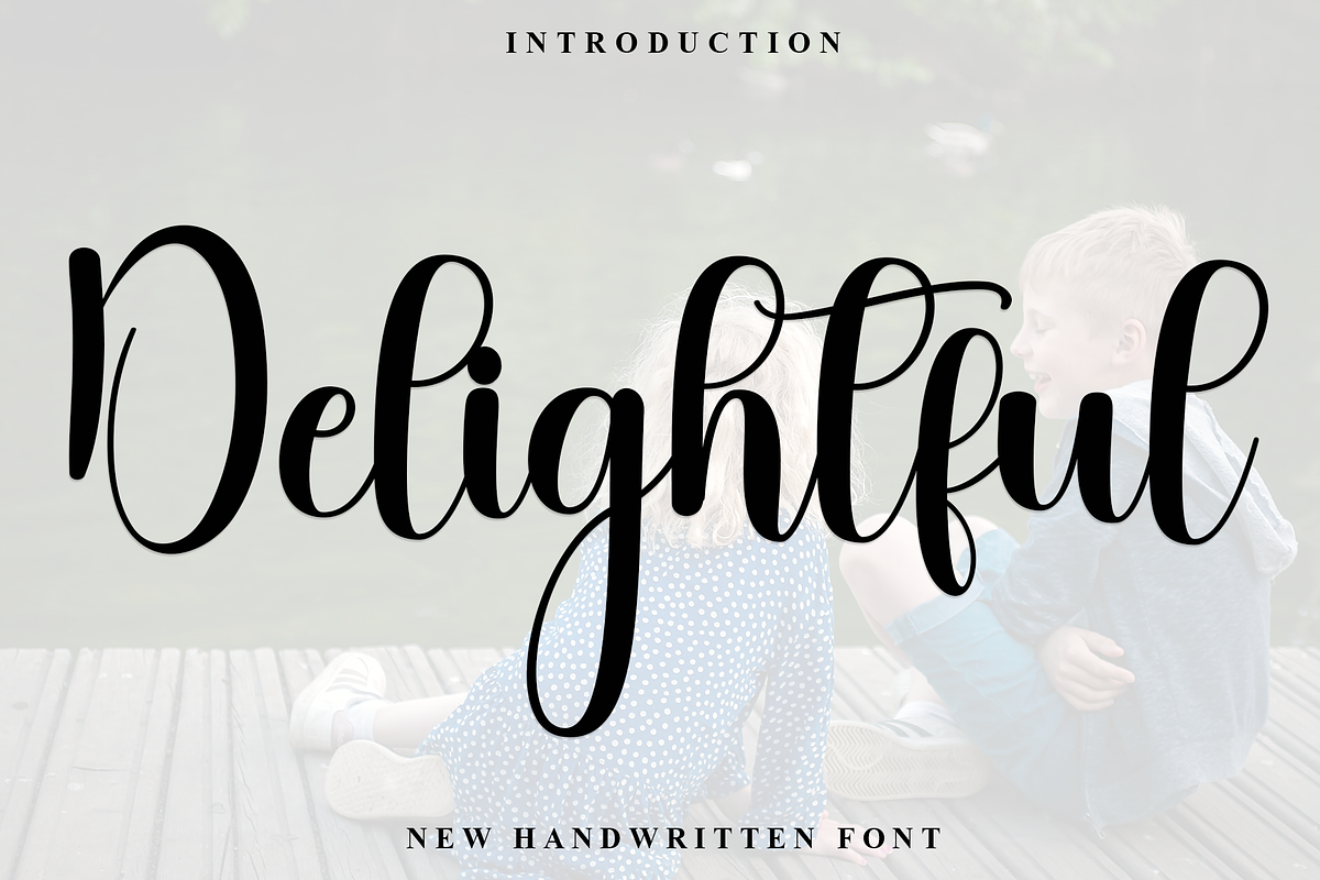 Delightful, a Handwritten Font by InermediaSTUDIO (Photo 1 of 8)