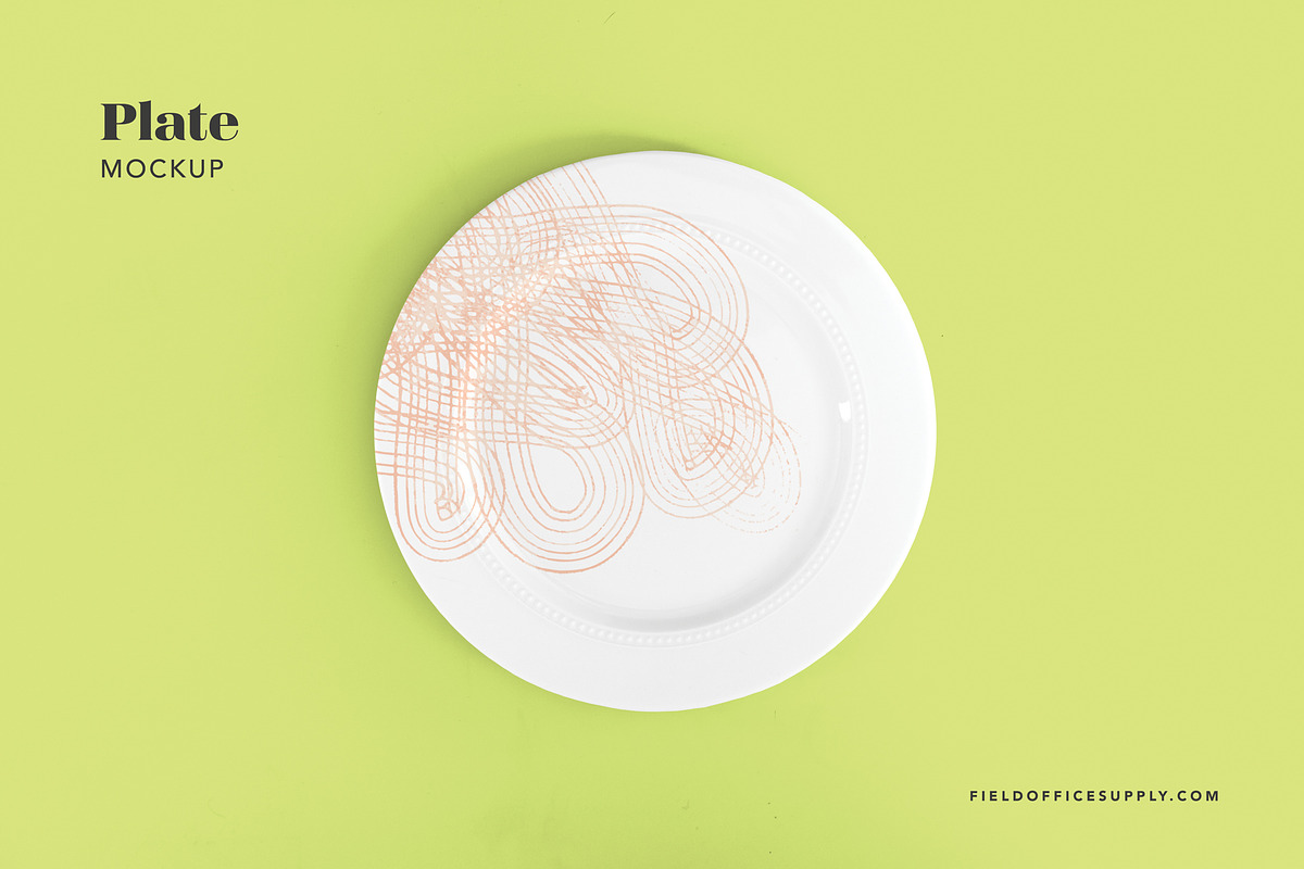 Plate Mockup, a Household Mockup by Field Office (Photo 3 of 3)
