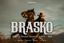 Brasko - Vintage Display Font