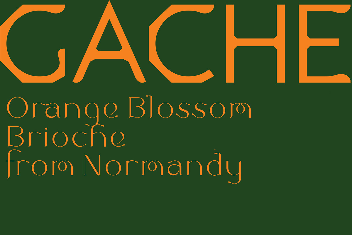 Cadea. Stylish new Display font, a Sans Serif Font by LostandFoundry (Photo 5 of 6)