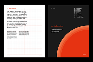 Brand Guidelines Grid Letter