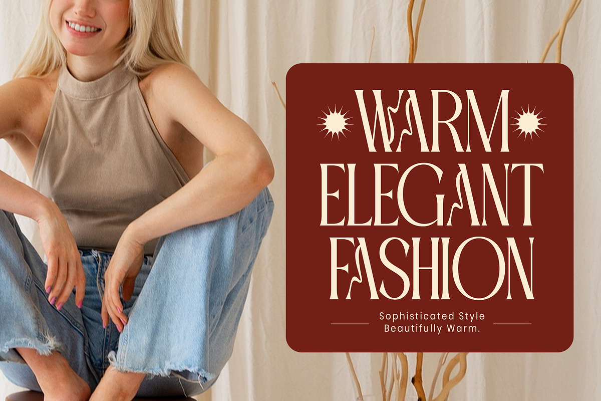 Woaster - Luxury Display Font, a Serif Font by Flawless And Co (Photo 3 of 10)