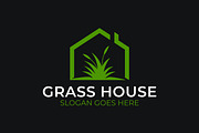 Grass House Care Logo Eco Living, a Branding & Logo Template by Signatoro (Thumbnail 3 of 3)