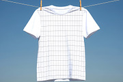 Hanging T-Shirt Mockup on Rope, a Shirt Mockup by graphypix (Thumbnail 4 of 4)