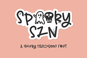 Spooky Szn - A Fun Halloween Font, a Handwritten Font by Beck McCormick (Thumbnail 1 of 10)