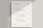 1 Page Photographer Pricing Guide, a Marketing Template by frommakertomaker (Thumbnail 3 of 6)