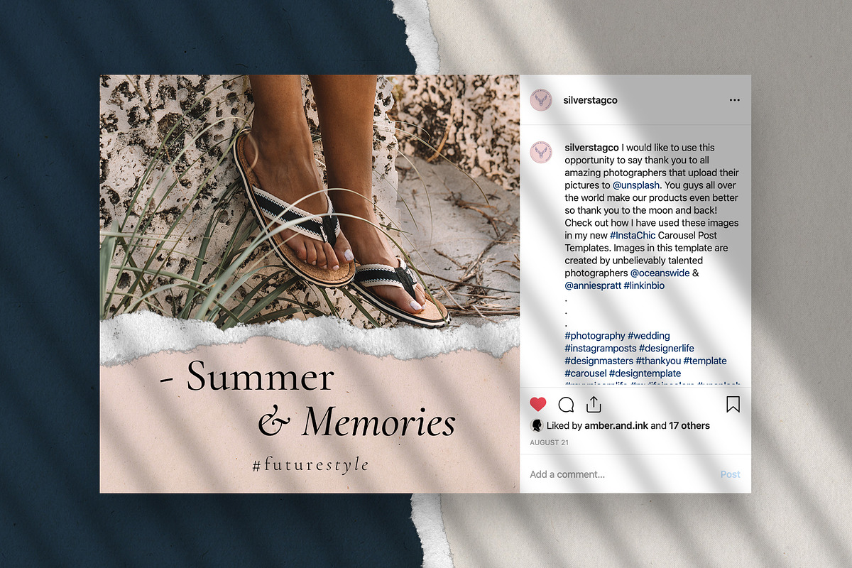 Canva Instagram Posts & Stories Pack, a Social Media Template by SilverStag Type Foundry (Photo 34 of 48)
