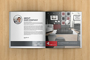INTERIOR DESIGN • Square Brochure •, a Brochure Template by Kingtown (Thumbnail 2 of 5)