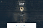 Sinulle | Fullscreen Wordpress Theme, a WordPress Template by Sami Themes (Thumbnail 1 of 2)