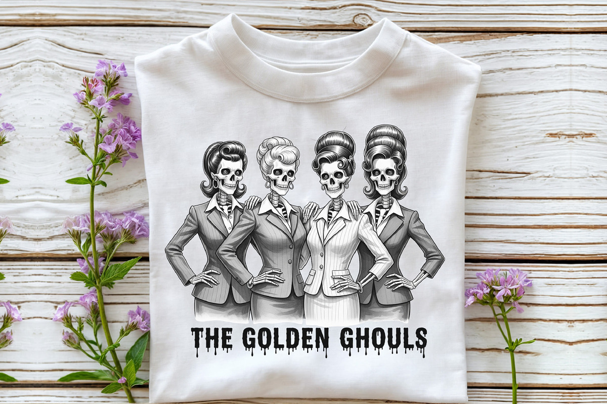 Golden Ghouls Golden Girls Halloween, an Illustration by DreamCafeArt (Photo 3 of 7)