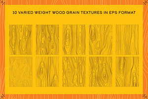 Woodgrain Vector Texture Pack