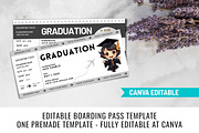 Graduation Boarding Pass Template, a Card Template by Snapybiz (Thumbnail 6 of 9)