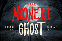 Mooneth Ghost - Horror Font