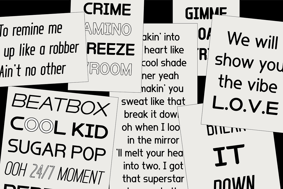 HU Roundsans / 20% OFF, a Sans Serif Font by heummdesign (Photo 4 of 7)