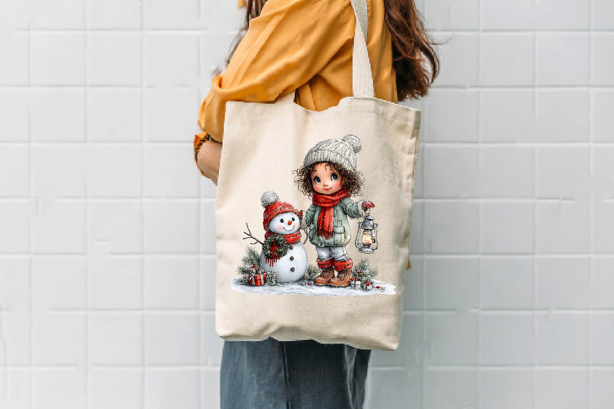 Whimsical Christmas Characters, a Seasonal Illustration by CreationArt (Photo 7 of 7)