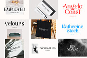The Modern & Unique Font Bundle #02, a Serif Font by Prioritype Co (Thumbnail 17 of 17)