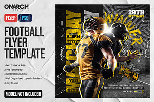 5 Football Flyer Template