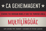 CA Geheimagent, a Sans Serif Font by Cape Arcona Type Foundry (Thumbnail 4 of 4)