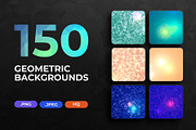150 Geometric Triangle Backgrounds, a Pattern Graphic by Pixnugget (Thumbnail 1 of 10)