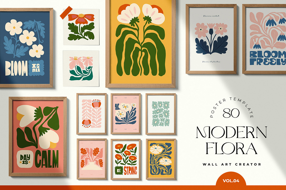 Modern Flora. 4 | Wall Art Creator, an Object Graphic by Leleka.Store (Photo 1 of 19)