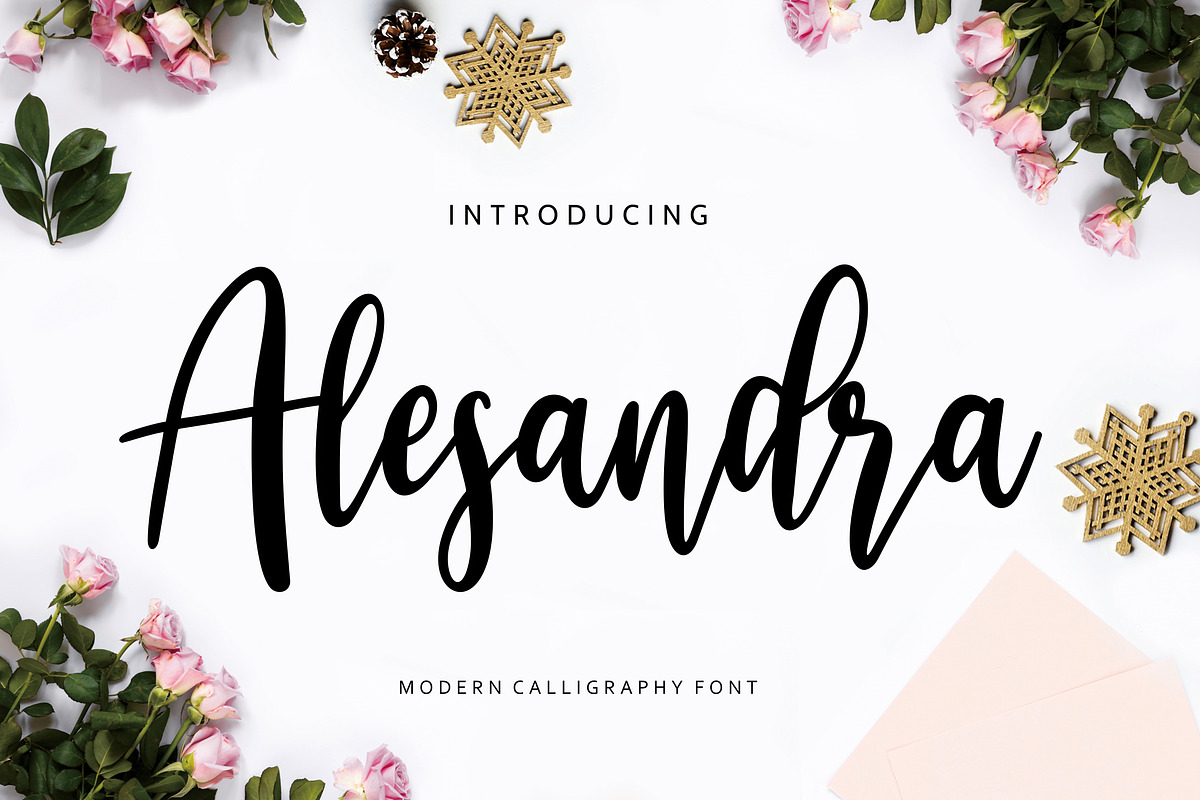 Alesandra Calligraphy Business Font