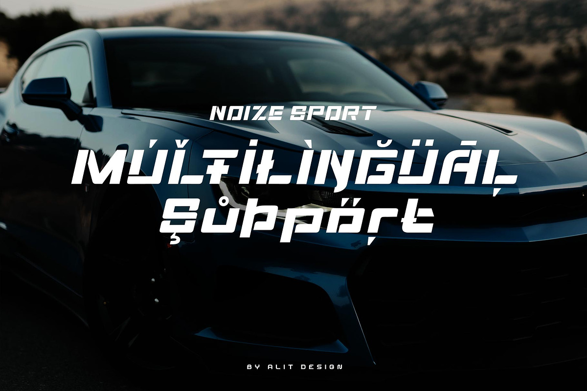 Noize Sport Typeface, a Sans Serif Font by alit design (Photo 13 of 16)