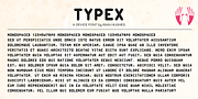 Typex, a Sans Serif Font by Device (Thumbnail 4 of 6)