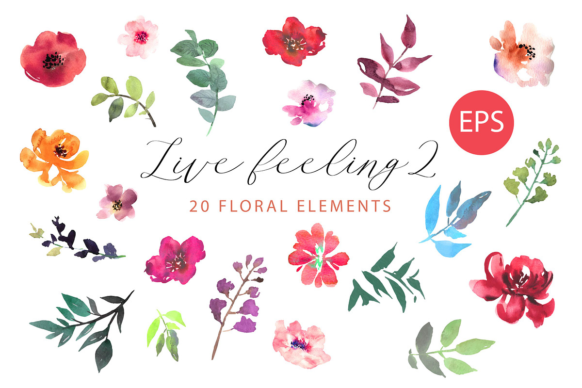 Live feeling 2. EPS version., a Food Illustration by Julycolor (Photo 5 of 7)