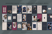 Canva Holiday Social Media Templates, a Social Media Template by Her Creative Studio (Thumbnail 4 of 5)