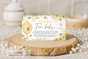 Honey Bee Baby Shower Stationery Set, a Templates & Theme by VeliusCreativeStudio (Thumbnail 4 of 6)