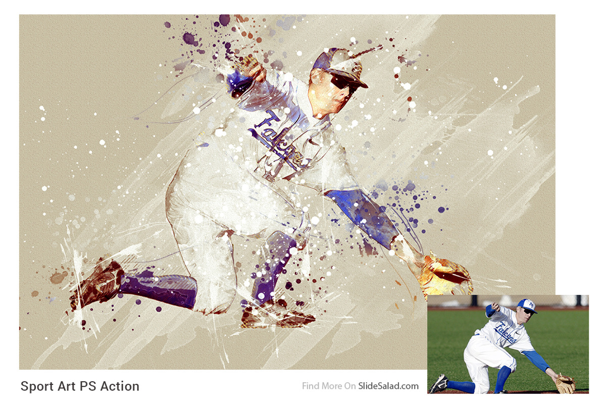 Sport Modern Art Photoshop Action, an Action Add-On by SlideSalad (Photo 5 of 21)