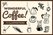 Wonderful Coffee! 15 Illustrations, an Illustration by dear uncle (Thumbnail 1 of 2)