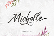 Michelle Brush Script, a Script Font by Littlehand (Thumbnail 1 of 8)