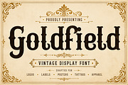 Goldfield, a Serif Font by Wow Magic (Thumbnail 1 of 4)