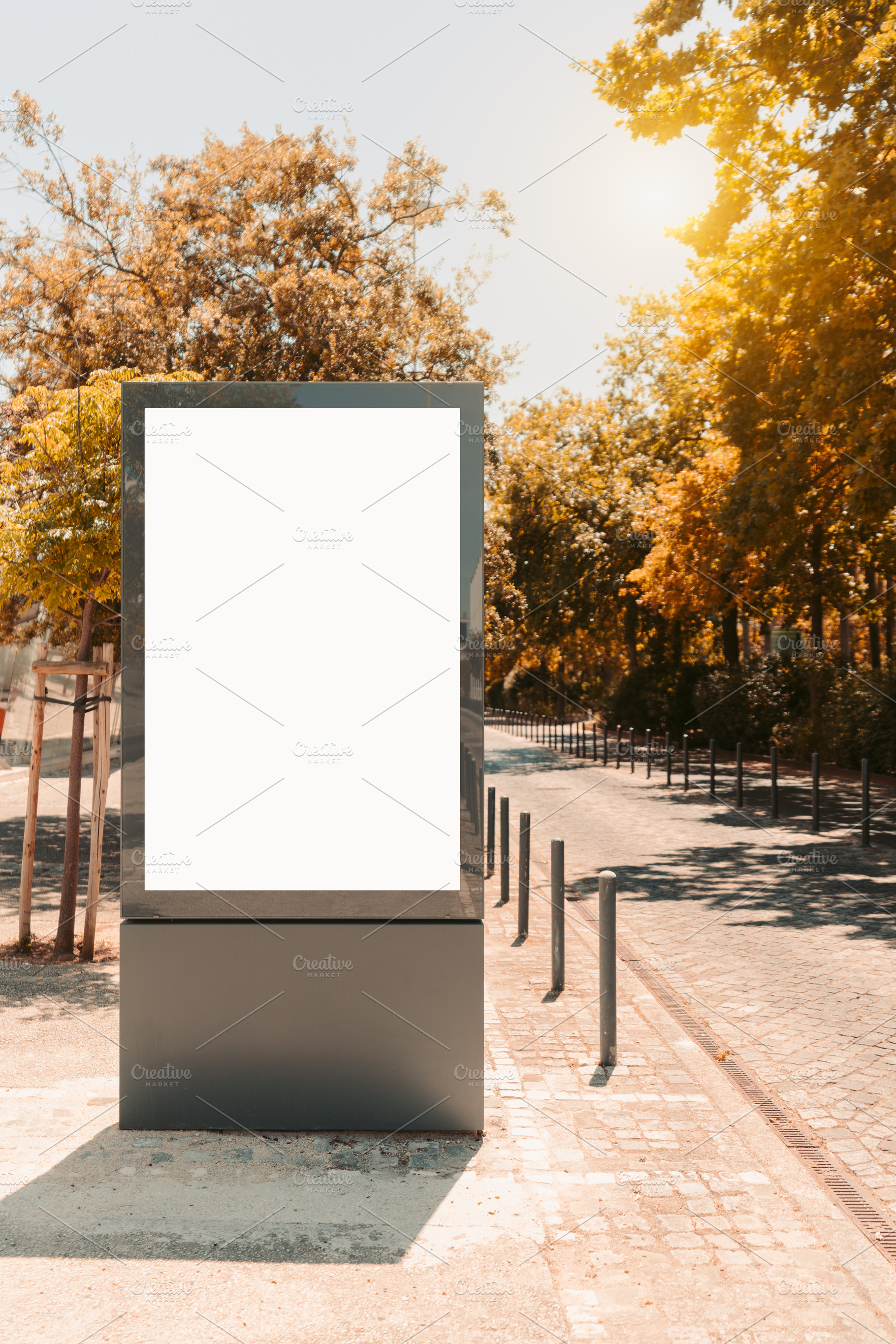 Park Billboard Poster Mockup, a Business Photo by SkyNext