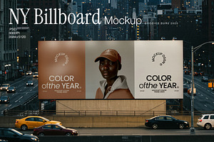 New York Billboard Mockup, an Advertising Mockup by Goodies.Buro