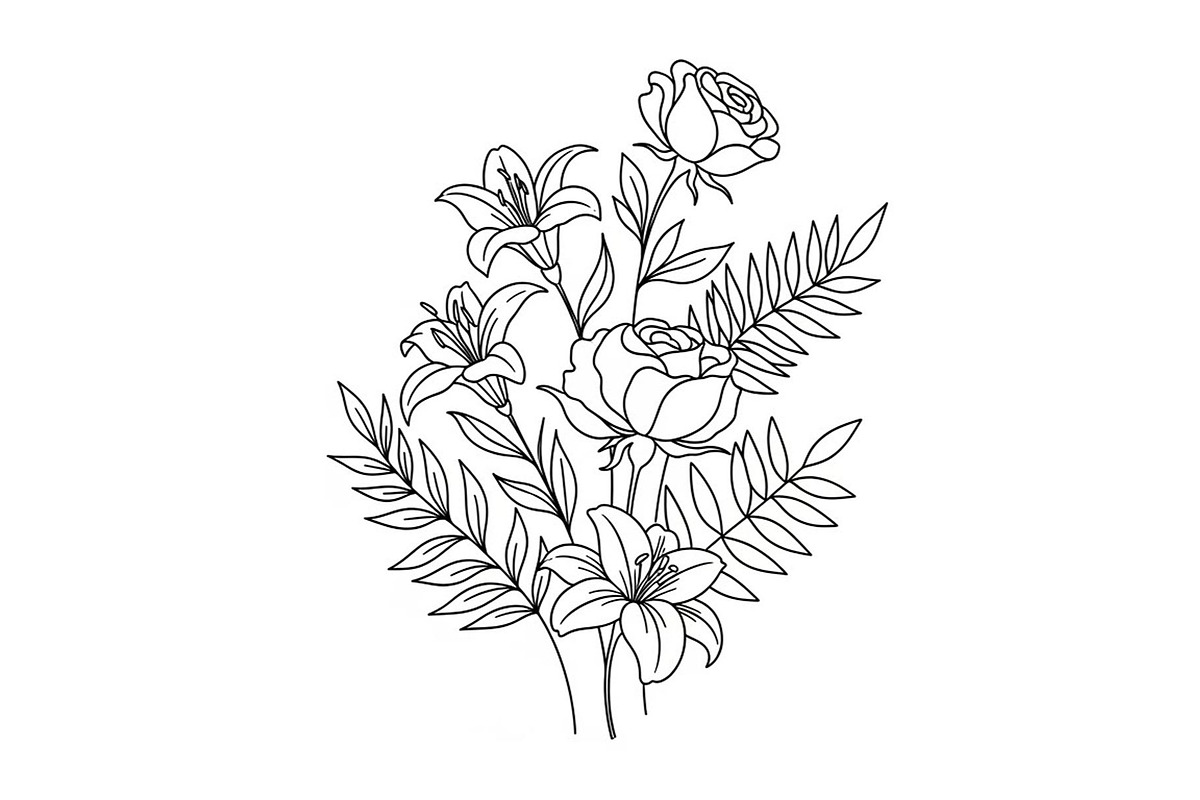 50 Floral Nature Vector Illustration, an Illustration by Gaye Art (Photo 32 of 51)
