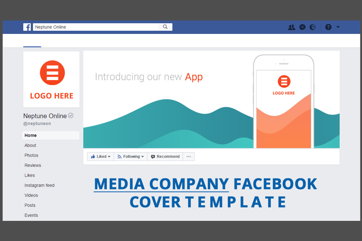 New App Facebook Page Cover, a Social Media Template by NeptuneDesign (Photo 4 of 4)