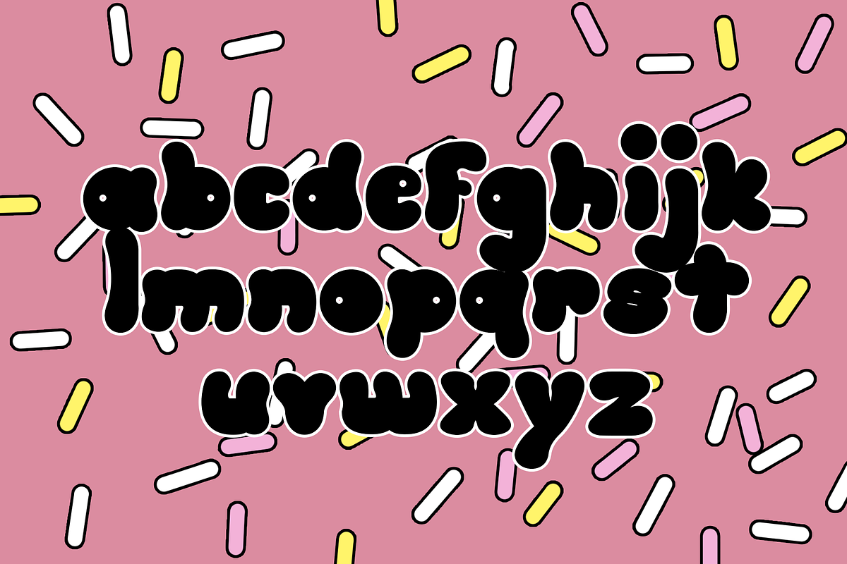 Bubble Guts Typeface, a Font by Rachel McBride Creative (Photo 3 of 8)
