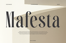 Elegant Condensed Serif - Mafesta