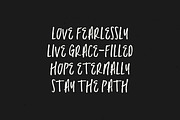 The Hero | Script Font, a Script Font by Heart + Soul Studios (Thumbnail 2 of 9)