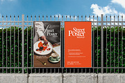 Street Poster Mockup, an Advertising Mockup by HanaSaka_Studio (Thumbnail 2 of 5)