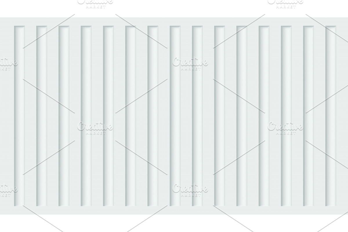 a white cargo container wall, a Transportation Illustration by IfH