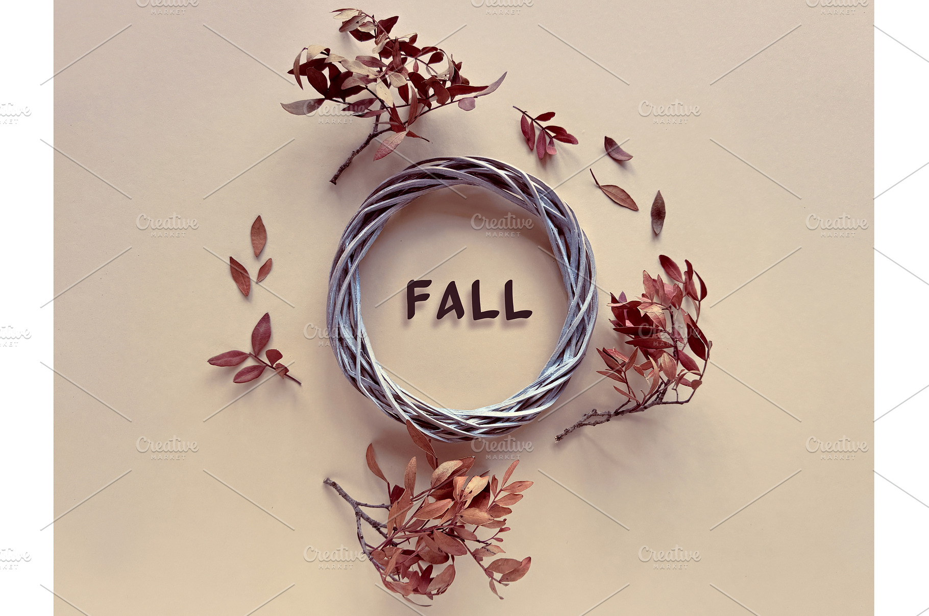 Autumn-themed composition with a, a Photo by tilialucida